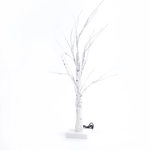 Realistic white birch LED tree lamp for Christmas and holiday home landscape decoration