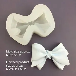 3D bow knot silicone mold for DIY fondant baking and chocolate decoration craft