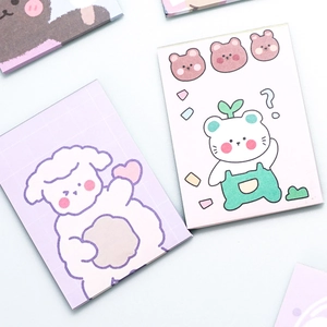 Mini cute cartoon animal notebooks with 30 pages for students portable office stationery