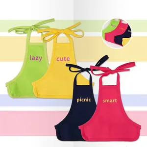 Pet Apron Pure Cotton Adjustable Tie Bib Halter Neck Belly Protector Color Block Letter Print For Small Medium Dogs Cats