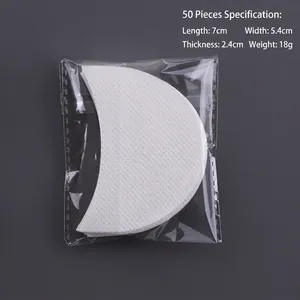50pcs crescent eyeshadow stickers for lash extension and makeup application help