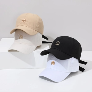 Casquettes de baseball séchage rapide pour enfants avec maille et broderie lettre A