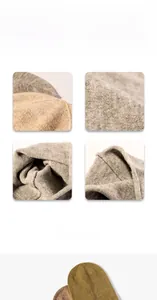 Vue détaillée de la texture de tricot en laine et des coutures d'un bonnet d'hiver