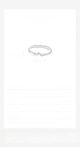 Detailed S925 sterling silver heart ring specifications showing 3.1mm width and 1.1g weight
