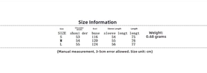 Size chart for vintage British style double-breasted trench coat with detailed measurements