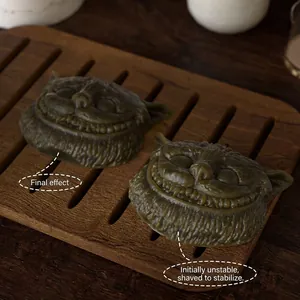 3D Cheshire Cat resin silicone mold for DIY aromatherapy candles and ornaments