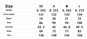 Detailed size chart for the tropical coconut tree print cowl neck maxi dress for women