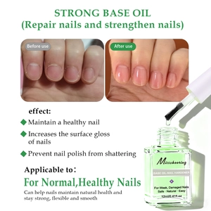 Misscheering 12ml nail hardener base oil for repairing and strengthening nails