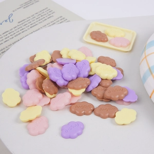 DIY colorful 2cm resin cloud charms with Angie.e lettering for slime and crafts