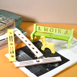 Miniature garden bench silicone mold kit for DIY resin crafts and dollhouse decor