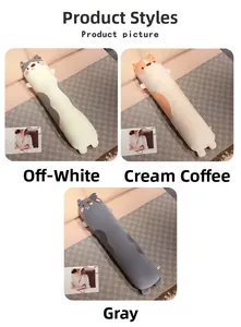Detailansicht der weichen, langen Hunde-Plüschkissen in Beige, Kaffee und Grau