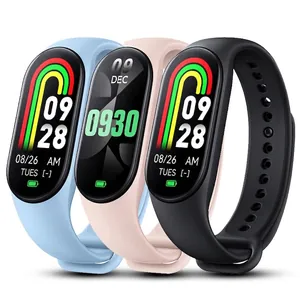 M8 Smart Bracelet Fitness Tracker Heart Rate Blood Pressure Oxygen Monitor Waterproof Sport Band Bluetooth Activity Tracker