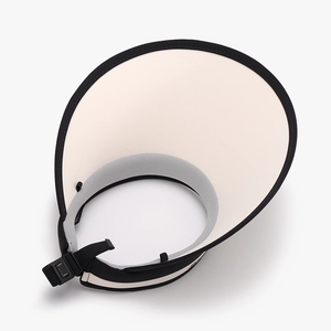 Women's UV protection ice silk sun hat with two-tone design and adjustable strap