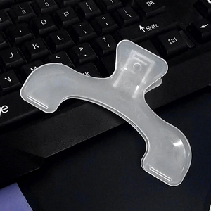 Large Book Page Holder Clip Translucent Plastic Strong Grip For Reading Journaling Filing Desktop Stationery