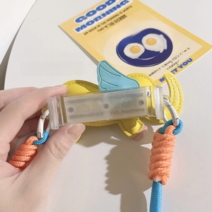 Close-up of elephant phone clip showing the interior silicone anti-slip strip details