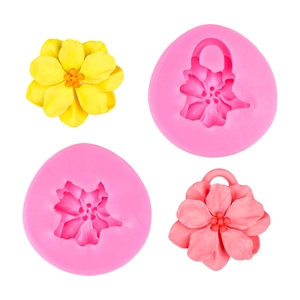 Moule en silicone fleur de camélia pour fondant chocolat et savon fait main DIY
