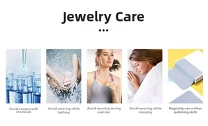 Guide for stainless steel jewelry maintenance including cleaning and care tips