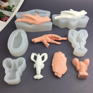 Realistic Chicken Feet Lobster Wing Shape Silicone Mold For Mousse Cake Plating DIY Baking Fondant Chocolate Soap