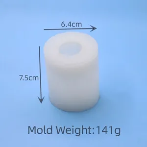 Textured egg silicone mold for DIY Easter candles and plaster crafts, 6.4x7.5cm size