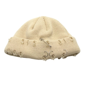Berretto In Maglia Consumata Con Anelli Metallici E Spilla Di Sicurezza Punk Hip Hop Streetwear Berretto Invernale Caldo Per Uomo Donna