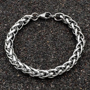 Minimalist silver dragon bone hip-hop chain necklace with a sturdy lobster clasp for men