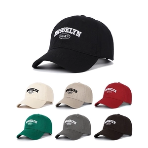 Detailed view of Brooklyn 1947 baseball caps in seven versatile color options for summer