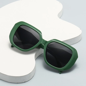 Stylish Big Square Sunglasses PC Frame AC Lens UV400 Protection Fashion Retro Outdoor Trendy For Women Men
