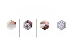 Detailed step-by-step process of titanium steel ring design and custom engraving detail