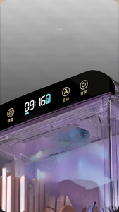 Détail montrant le ventilateur turbo interne pour sécher et déshumidifier le range-couverts