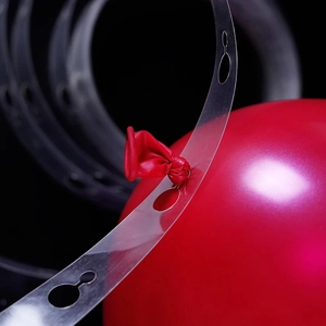 5m double hole balloon arch strip for wedding party decorations with red balloons