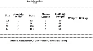 Size guide table for women's printed sleeveless top and skirt set showing XS to L measurements