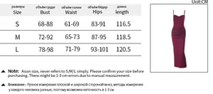 Detailed size chart for the backless lace V-neck dress with bodycon fit measurements
