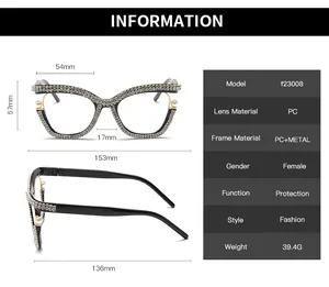 Detailed dimension chart showing frame width 153mm and PC metal material specifications