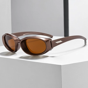 Oval Frame Sunglasses PC UV400 Protection Y2K Retro Future Style Eyewear For Cycling Outdoor Fashion Unisex