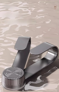 Detail of wall-mounted pot lid rack featuring thickened anti-rust stainless steel material
