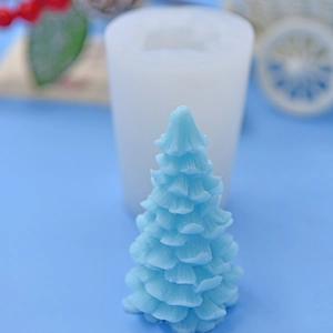 Moule en silicone sapin de Noël 3D pour gâteaux DIY, chocolat et savons artisanaux