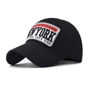 New York Embroidered Baseball Cap Cotton Adjustable Retro Sun Hat For Men Women Streetwear