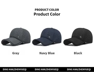 Berretti invernali da uomo in grigio, blu navy e nero con trapuntatura a rombi