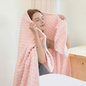 Bath Towels And Hair Drying Cap Coral Fleece Thick Absorbent 10A Antibacterial Quick Dry Soft Stripe Cloud Grid Adults