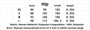 Guide des tailles pour ensemble haut licou et pantalon avec mesures en polyester