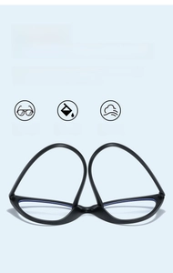 Macro view of lightweight TR90 cat-eye frame showing high flexibility and durability