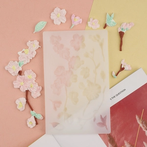 Siliconen pruimenbloesemvorm voor DIY-taartdecoratie en klei-accessoires voor bakken