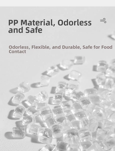 Vue macro de granulés en plastique PP de qualité alimentaire pour flacons pulvérisateurs