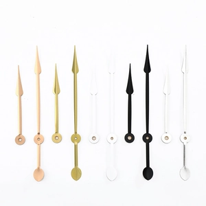 DIY metal clock hands set in gold silver black and rose gold for wall clock repair