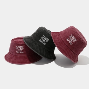 Washed Cotton Bucket Hat With Funny Milestone Birthday Embroidery Vintage Sun Protection Outdoor Foldable Cap For Men Women