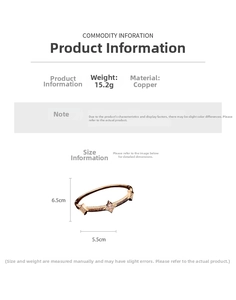 Detailed dimensions of 18K gold plated bangle with star motifs and zircon accents