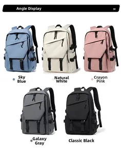 Detailed grid showing five color options of this large capacity waterproof backpack