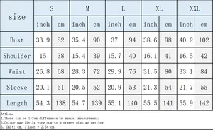 Detailed size chart for solid color lantern sleeve maxi dress with measurements in cm and inch