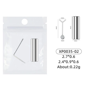 Detailed view of Y-shaped cat eye nail magnet tool with precise size specifications