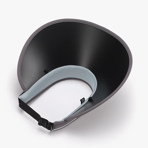 Women's foldable UV protection sun visor hat with wide brim for outdoor activities